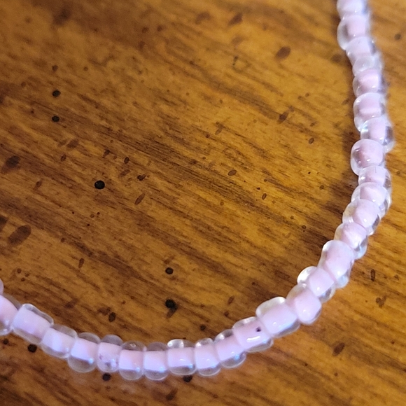 Stretch bracelets pink and beads (3) - Picture 4 of 4